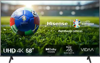 Hisense 58A6N – Der Hisense 58A6N begeistert mit brillantem 4K-Erlebnis