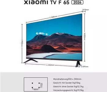 Xiaomi TV F 65 – Smarte Funktionen für grenzenlosen Unterhaltungsgenuss