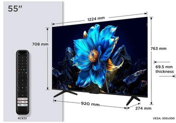 TCL 55P79K – Fortschrittliche Bildoptimierung für jede Situation