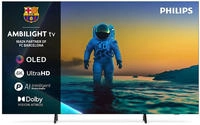 Philips Ambilight 48OLED820 4K OLED Smart TV Display 48 Zoll mit P5 AI Picture,...