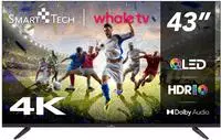 Smart Tech QLED-Fernseher "43QH02V" 108 cm/43 &Prime; Smart-TV