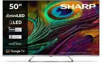 Sharp QLED Mini LED-Fernseher "4T-C50JPx" 126 cm/50 &Prime; Smart-TV
