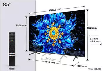 TCL 85P8L – Flüssige Bewegungen in Sport und Gaming