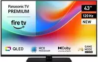 Panasonic TV-43W85BEZC sw QLED-TV UHD,Multituner,Smart,Fire TV