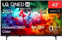 LG QNED-Fernseher "43QNED71B6B" 108 cm/43 &Prime; Smart-TV