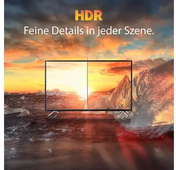 Sharp 40HE2745E (32 Zoll) – Full-HD-Auflösung mit HDR für lebendige Farbdarstellung
