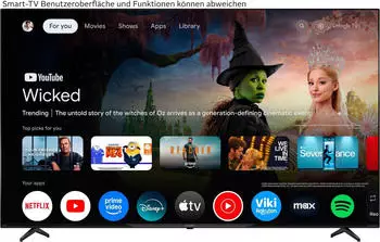 Sharp 70HP5265E – Sharp 70HP5265E – Großformatiges Streaming-Zentrum mit Google TV