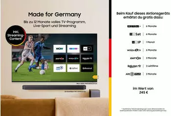 Samsung GU85M70HAU (85 Zoll) – Samsung GU85M70HAU (85 Zoll) mit vollständiger Tuner-Ausstattung