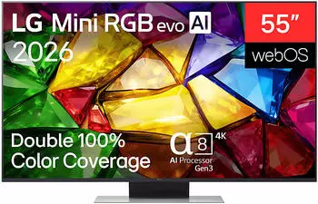 LG 55MRGB87B9B (55 Zoll) – 144 Hz Bildwiederholrate für Gaming und schnelle Bewegungen