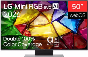 LG 50MRGB87B9B (50 Zoll) – Scharfe Bilder durch Micro-RGB-Technologie und AI-Upscaling