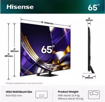 Hisense 65U79S Pro – Hisense 65U79S Pro mit Mini-LED-Technologie und Dolby Vision