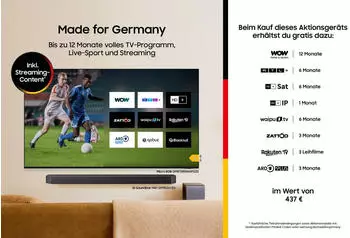 Samsung GU85M80HAU (85 Zoll) – Samsung GU85M80HAU (85 Zoll) vereint Kino-Bild und kraftvollen Stereo-Sound