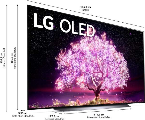 4K-Fernseher Features & Bewertungen LG OLED83C17LA