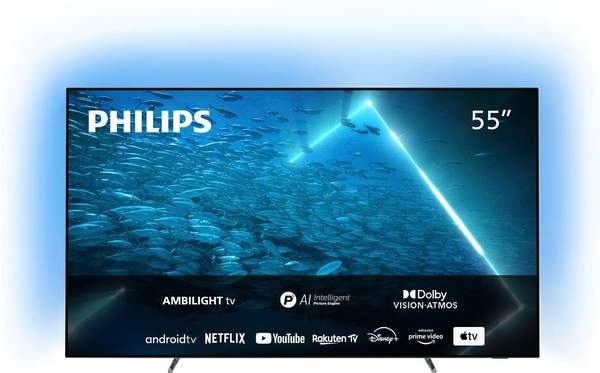 4K-Fernseher Smart-Features & Bewertungen Philips 55OLED707