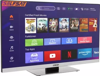 Selfsat Smart Frameless LED TV 1255