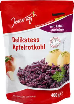 Jeden Tag Delikatess Apfelrotkohl mit Apfelstückchen Jeden Tag Delikatess Apfelrotkohl mit Apfelstückchen