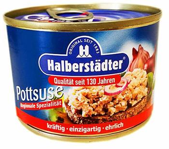 Halberstädter Gelbe-Erbsen-Eintopf mit Würstchenstücken (800g) Halberstädter Gelbe-Erbsen-Eintopf mit Würstchenstücken (800g)