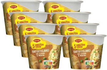 Maggi 5 Minuten Terrine Kartoffelbrei mit Erbsen und Möhren 8x43g Maggi 5 Minuten Terrine Kartoffelbrei mit Erbsen und Möhren 8x43g