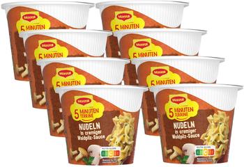 Maggi 5 Minuten Terrine Nudeln in Waldpilz-Rahmsauce 8x56g Maggi 5 Minuten Terrine Nudeln in Waldpilz-Rahmsauce 8x56g