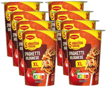 Maggi 5 Minuten Terrine XL Spaghetti Bolognese 8x81g