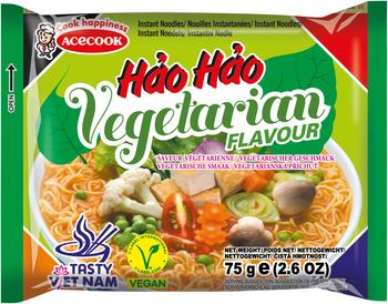mayddle Hao-Hao Vegetarian Flavour vegane Nudelsuppe 30x75g mayddle Hao-Hao Vegetarian Flavour vegane Nudelsuppe 30x75g