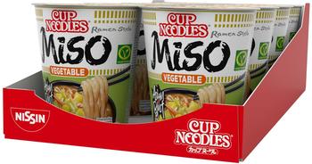 Nissin Cup Noodles Miso Vegetable 8x67g Nissin Cup Noodles Miso Vegetable 8x67g