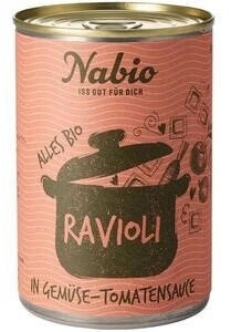 Nabio Bio Ravioli in Gemüse-Tomatensauce vegan 400g