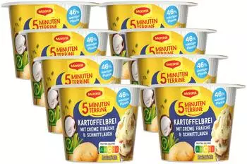 Maggi 5 Minuten Terrine Kartoffelbrei mit Creme Fraiche 8x53g