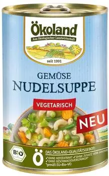 Ökoland Gemüse-Nudelsuppe (223231)