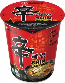 Nong Shim Nongshim SHIN RAMYUN Nudeln (Becher) 68 g