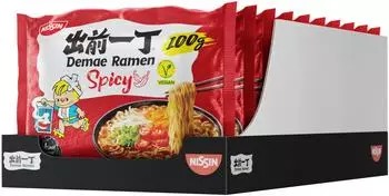 Nissin Demae Ramen Spicy Instant-Nudeln 10x100g