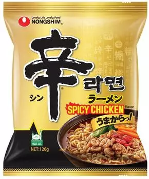 Nong Shim Nongshim Shin Ramyun scharfes Huhn 120g