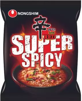 Nong Shim Nongshim Shin Ramyun Rot extrem scharfe Ramen 120g