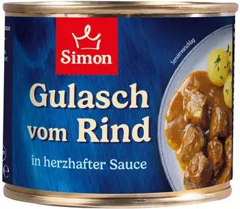 Simon Zartes Rindergulasch in Sauce 500g