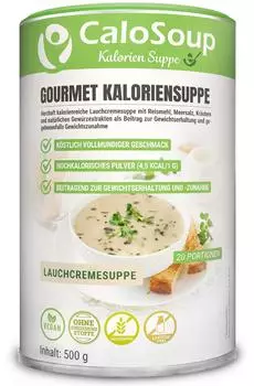 CaloVital CaloSoup Gourmet Suppe Pulver 500 g Lauchcremesuppe