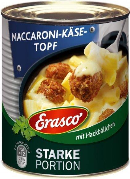Erasco Starke Portion: Maccaroni-Käse-Topf