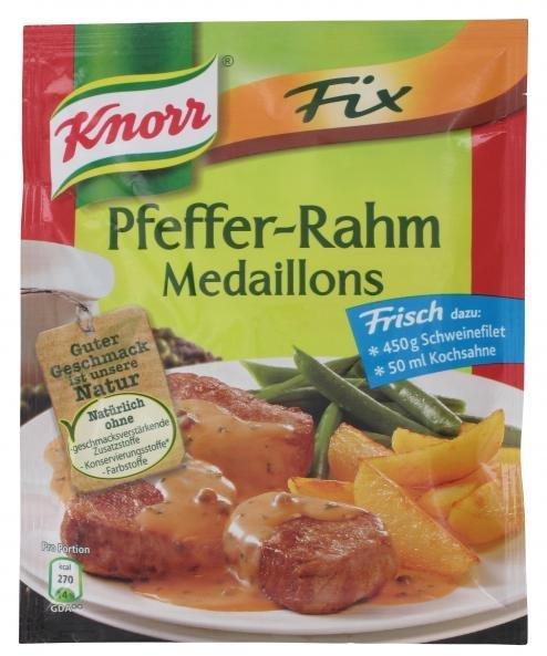 Knorr Fix für Pfeffer-Rahm Medaillons