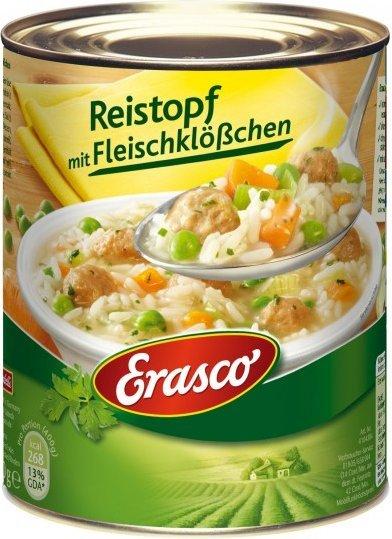 Erasco Reistopf mit Fleischklößchen (800 g)