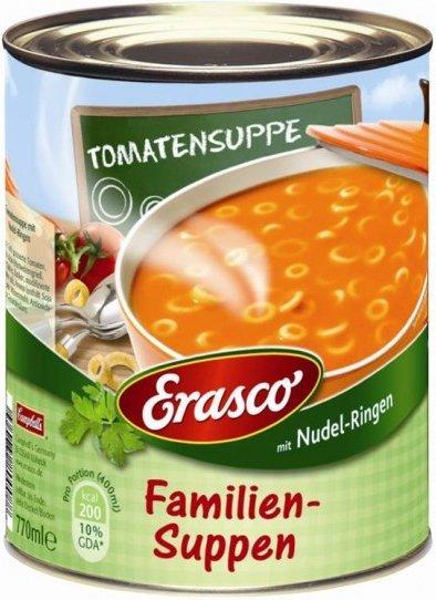 Erasco Familien-Suppen Tomatensuppe (800g)