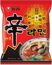 Nong Shim Instant Nudelsuppe Shin Ramyun sehr scharf (120 g)