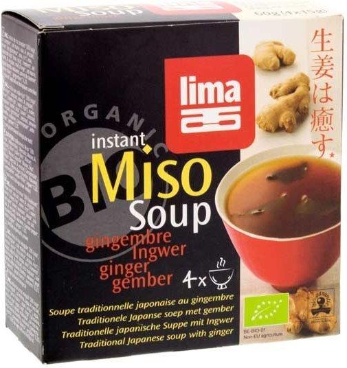 LIMA Food Lima Instant Miso Suppe Ingwer (60 g)