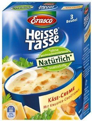 Erasco Heisse Tasse: Käse-Creme (3x18,5g)
