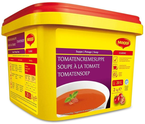Maggi GmbH Classic Tomatencremesuppe Vorratspackung Fertigsuppe 2000g