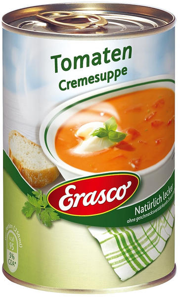 Erasco Tomaten Cremesuppe mit Tomatenstückchen 390ml 3er Pack