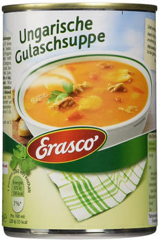 Erasco herzhafte Ungarische Gulaschsuppe mit Rindfleisch 390ml 3er Pack