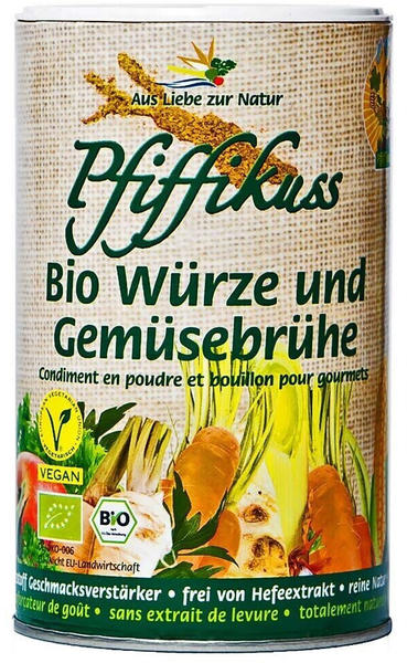 Pfiffikuss Bio-Würze und Gemüsebrühe (450g)