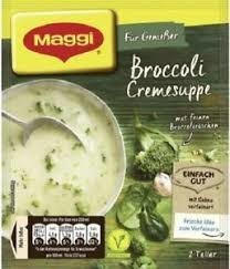 Maggi Für Genießer Broccoli Cremesuppe mit Kreuter Beutel Inhalt 44g