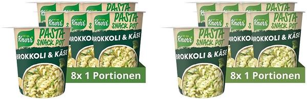 Knorr-Unilever Knorr Pasta Snack Brokkoli-Käse-Soße (8 x 62g)