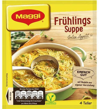 Maggi GmbH Guten Appetit Frühlingssuppe mit Gemüse und Nudeln 63g