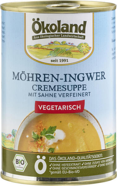 Ökoland Möhren-Ingwer-Cremesuppe Bio (400g)